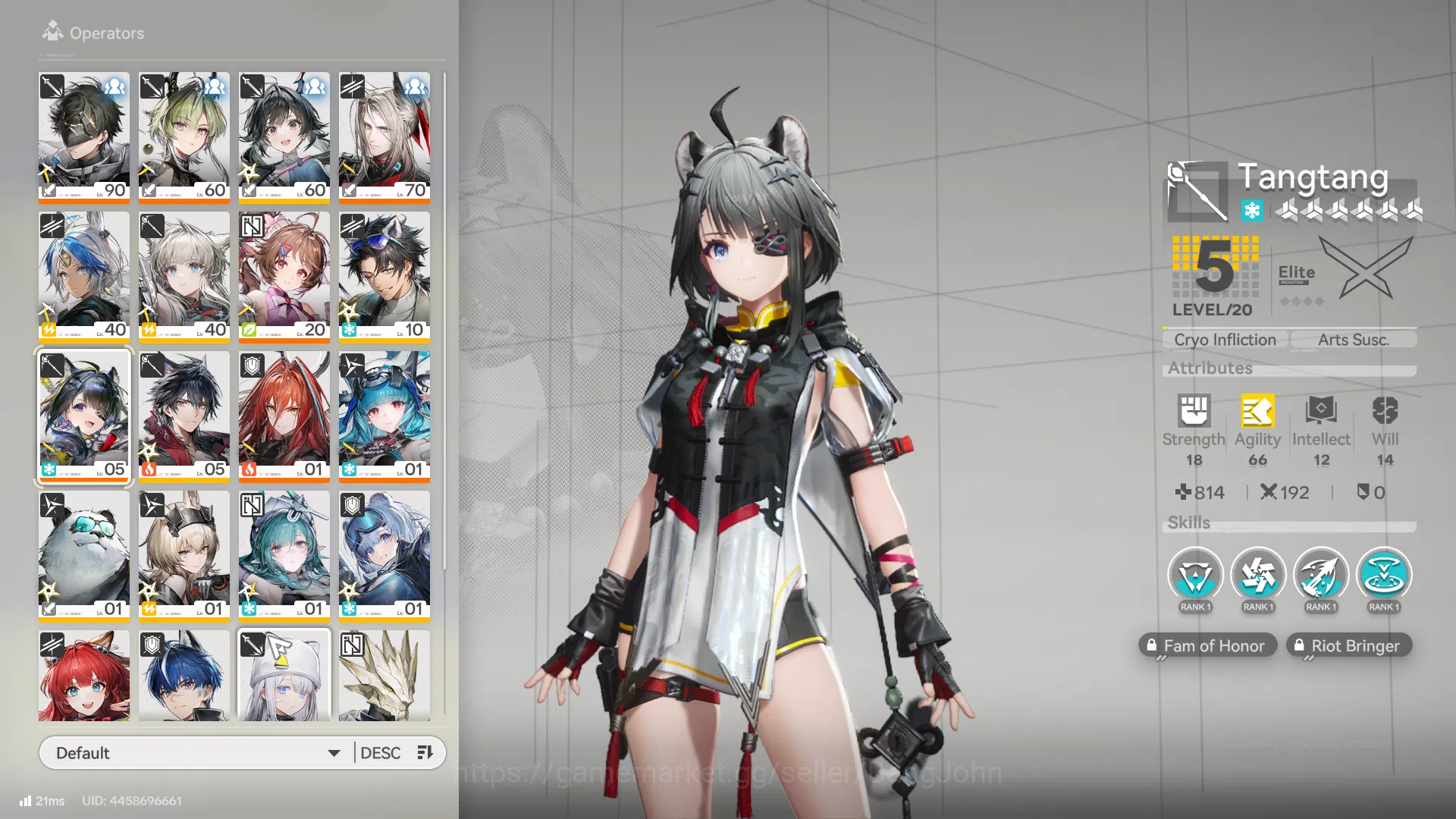 ASIA | Midgame | 1limit+1sign | Tangtang+sign,Ember,Lifeng,pogra,wulfgard,Lastrite,Ardelia AKE155B Arknights: Endfield Accounts ASIA | Midgame | 1limit+1sign | Tangtang+sign,Ember,Lifeng,pogra,wulfgard,Lastrite,Ardelia