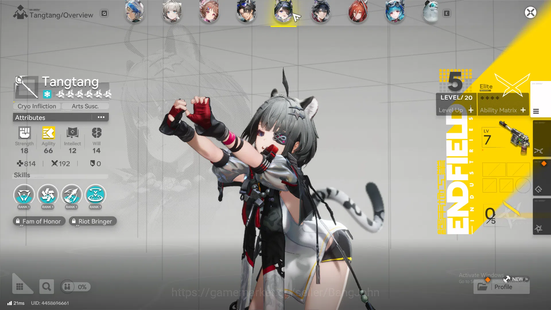 Arknights: Endfield Accounts ASIA | Midgame | 1limit+1sign | Tangtang+sign,Ember,Lifeng,pogra,wulfgard,Lastrite,Ardelia 3
