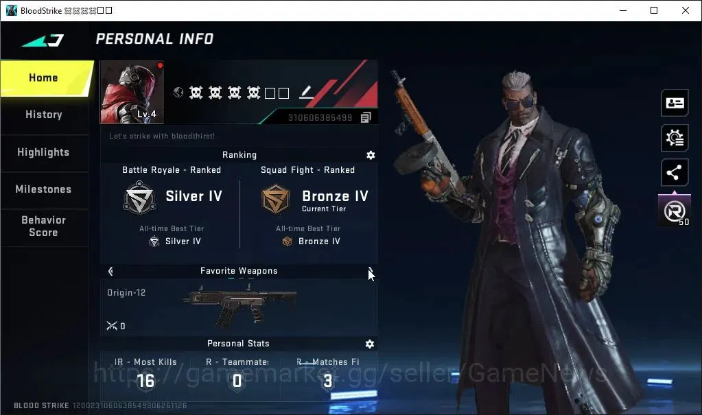 Blood Strike Accounts ASIA|Fresh Starter|Collab TokRev[MCX,Takemichi]|2  image 2