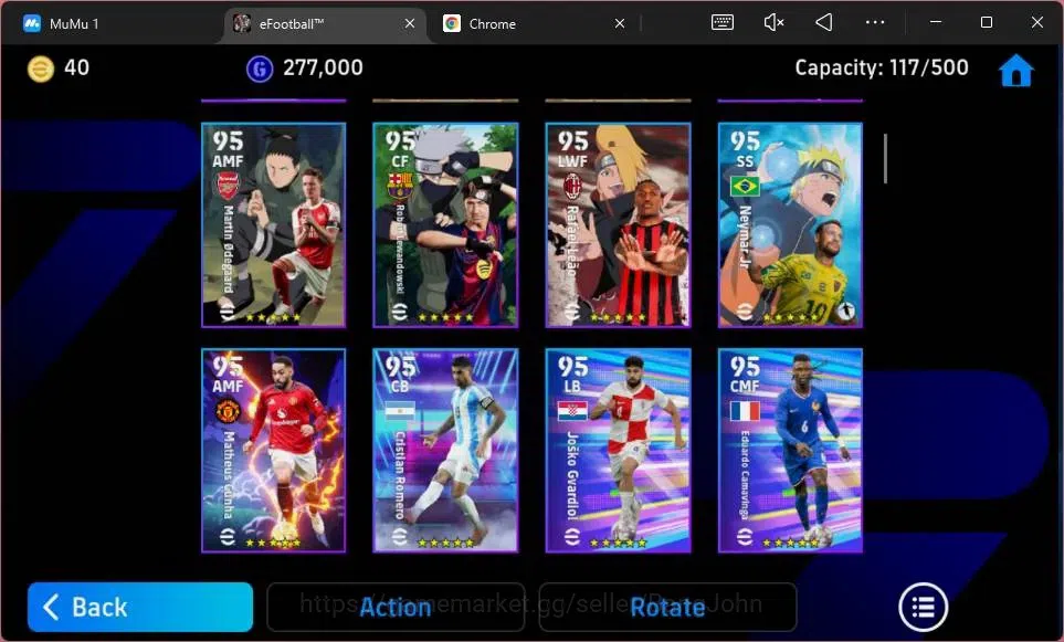 eFootball Accounts ANDROID|PW 3099|E-BT Eden Hazard|Epc Steven Gerrar image 6