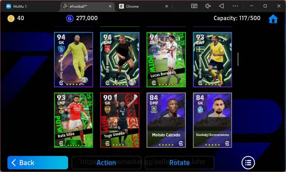 eFootball Accounts ANDROID|PW 3099|E-BT Eden Hazard|Epc Steven Gerrar image 8