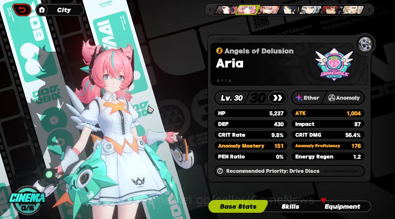Zenless Zone Zero Accounts ASIA IK 35|S1 CH4|4 Limited 2 Member AOD[(Aria,Nan image 10