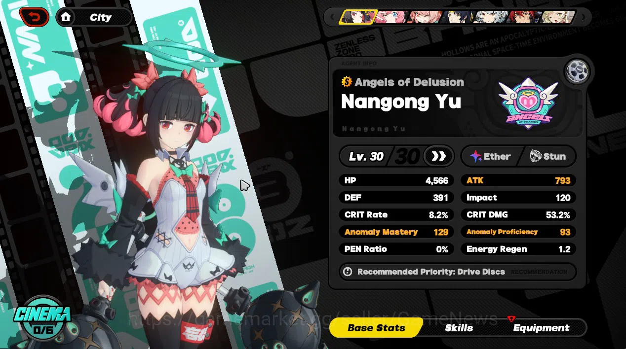 Zenless Zone Zero Accounts ASIA IK 35|S1 CH4|4 Limited 2 Member AOD[(Aria,Nan image 11