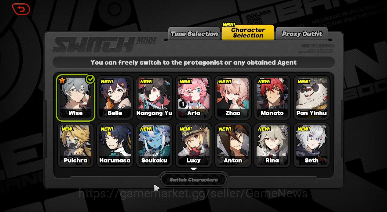 Zenless Zone Zero Accounts ASIA IK 35|S1 CH4|4 Limited 2 Member AOD[(Aria,Nan image 4