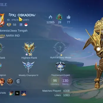 Mobile Legends: Bang Bang Accounts Others Hero 96|Skin 130|Franco LBox,3 Epic [Irithel,Rafaela,Carmila],Vale Gaara,Karina