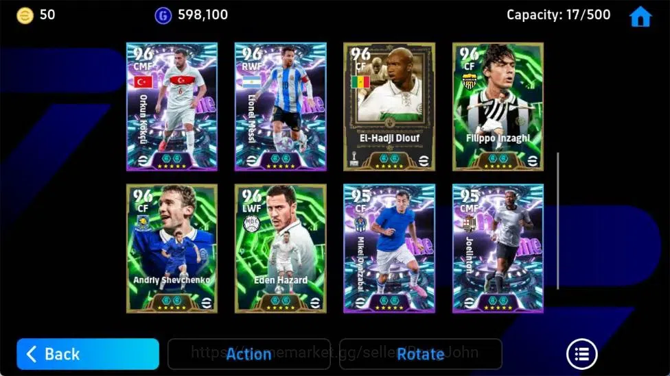 eFootball Accounts Android|PW 3167|Rafael Marquez Epic, Francesco Tot image 2