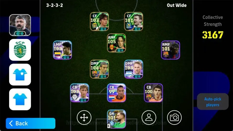 eFootball Accounts Android|PW 3167|Rafael Marquez Epic, Francesco Tot image 5