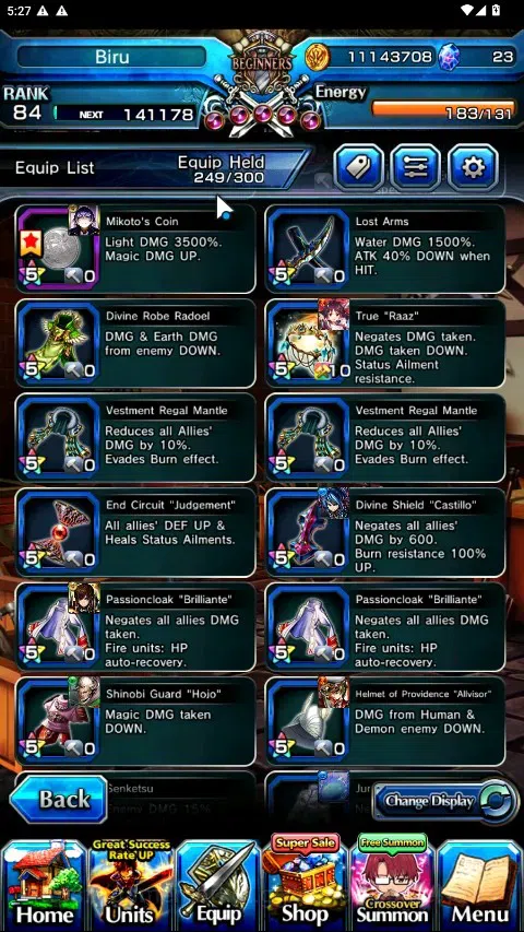 Grand Summoners Accounts Global|Rank 84|17 Ascend 6 TW|(Touma Kamijo,Chloe, image 15