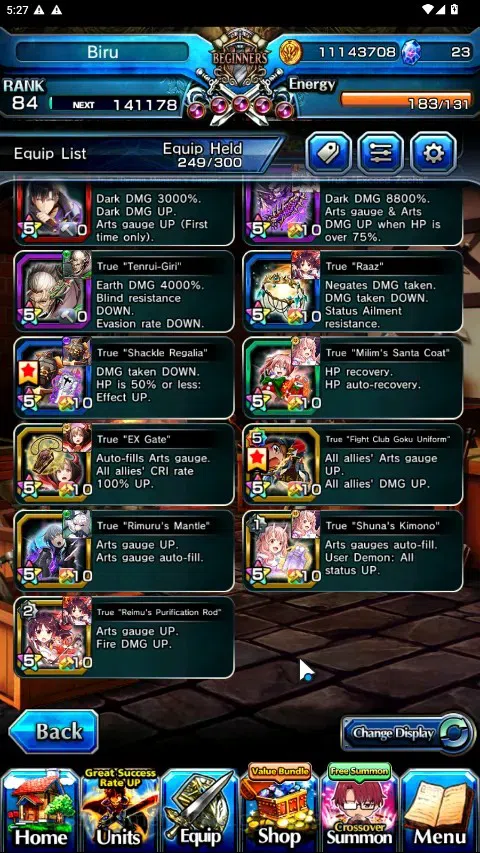 Grand Summoners Accounts Global|Rank 84|17 Ascend 6 TW|(Touma Kamijo,Chloe, image 6