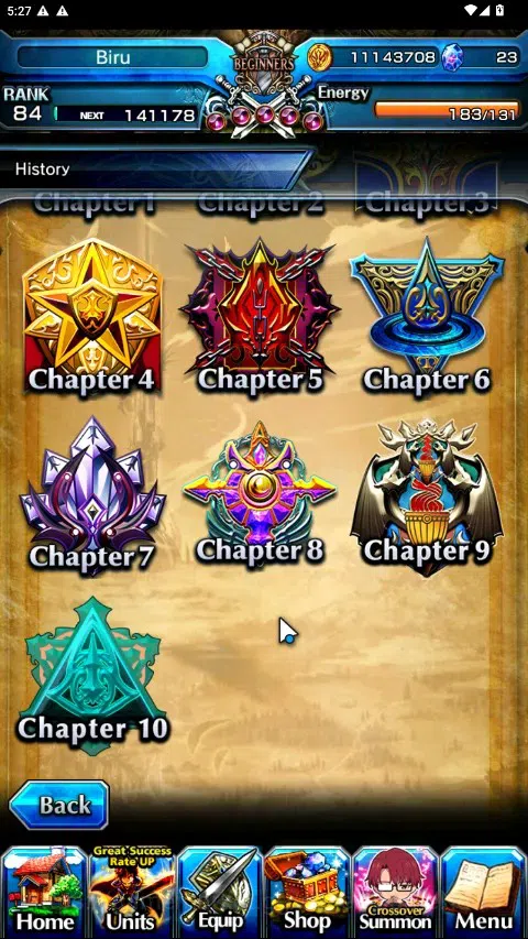 Grand Summoners Accounts Global|Rank 84|17 Ascend 6 TW|(Touma Kamijo,Chloe, image 9