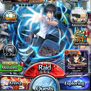Grand Summoners End-Game Global|Rank 84|17 Ascend 6 TW|(Touma Kamijo,Chloe, image 1