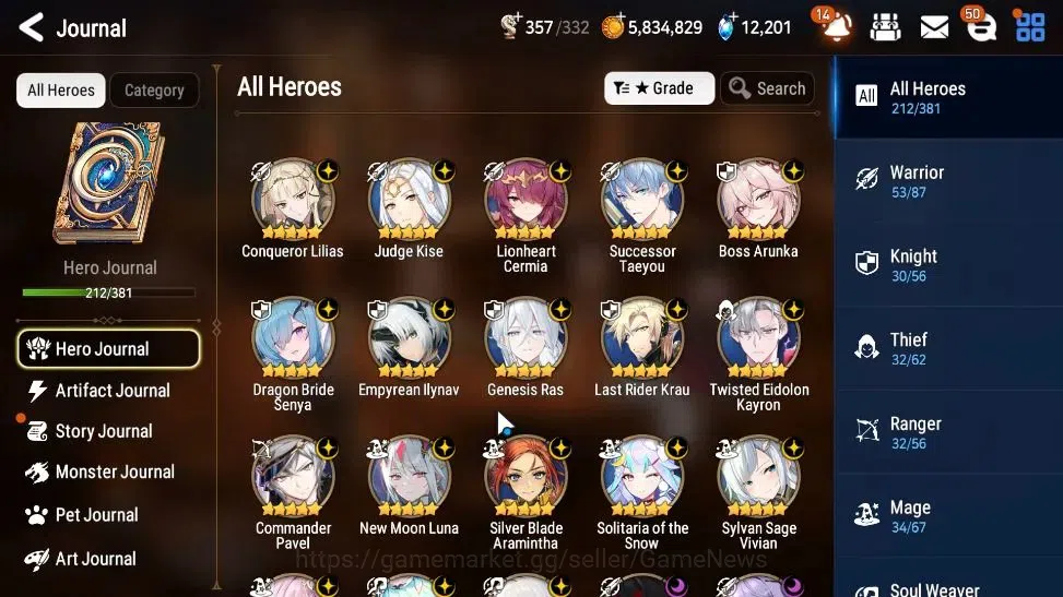 Epic Seven Accounts GLOBA Verif|24 ML(LOTScales,Salome,BArunka,GenRas, image 6