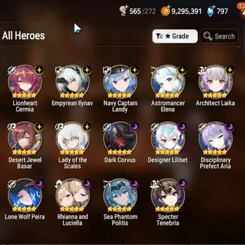 Epic Seven High-End GLOBAL|14ML (LOTScales, DC, R&L Etc.)|PoH,Bless OF image 1