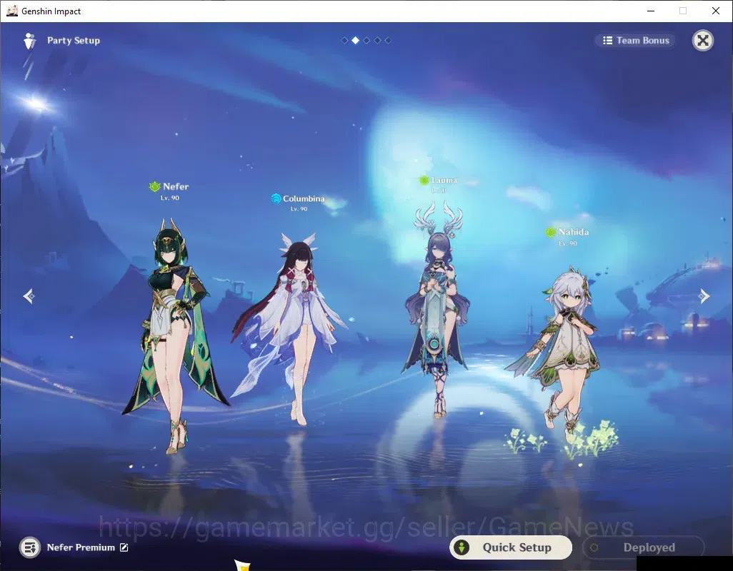 Genshin Impact Accounts ASIA|AR 57|2 PremTeam [Nefer+Raiden]|12 Limit+ 5 ( image 3