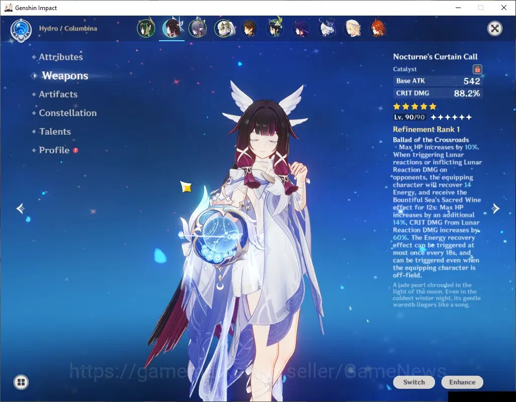 Genshin Impact Accounts ASIA|AR 57|2 PremTeam [Nefer+Raiden]|12 Limit+ 5 ( image 5