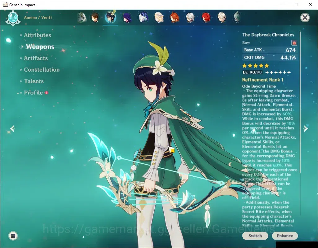 Genshin Impact Accounts ASIA|AR 57|2 PremTeam [Nefer+Raiden]|12 Limit+ 5 ( image 6
