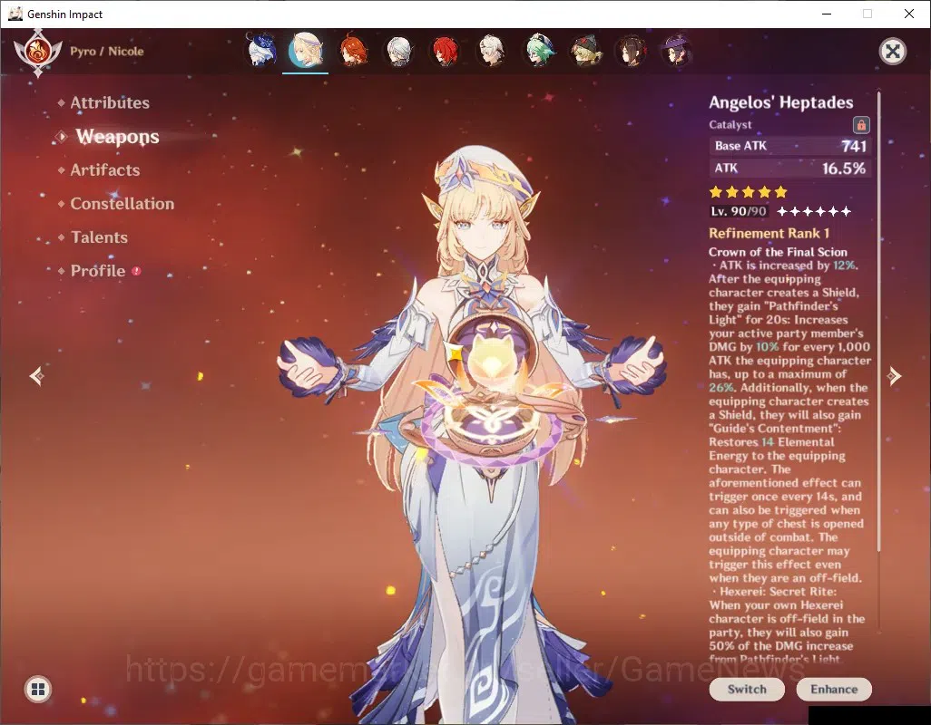 Genshin Impact Accounts ASIA|AR 57|2 PremTeam [Nefer+Raiden]|12 Limit+ 5 ( image 7