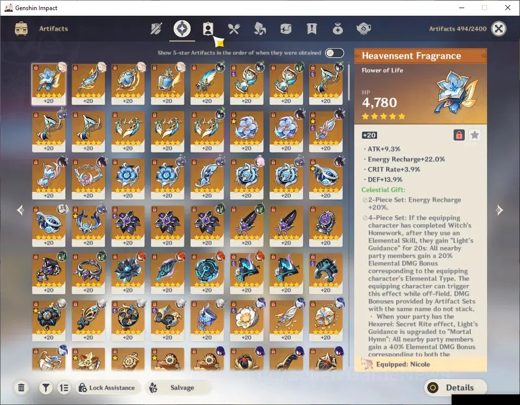 Genshin Impact Accounts ASIA|AR 57|2 PremTeam [Nefer+Raiden]|12 Limit+ 5 ( image 9