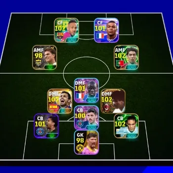 eFootball Accounts High-End Andorid|PW3141|NewRodriBigT,Frank Rijkaard Big T,N'Golo Kante Show T,Martin Caceres Epic,Rui