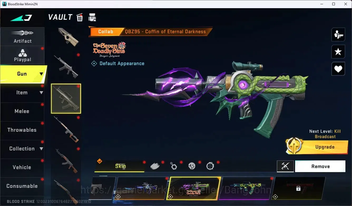 Blood Strike Accounts ASIA | 1 ETERNAL Guns |3 Ultra Strikers|2 7DS: QBZ image 3
