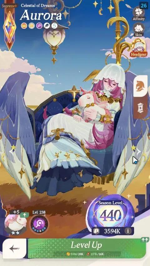 AFK Journey Accounts GLOBAL |2 Collab [Frieren,Himmel]|1 Supreme+ [Auro image 5