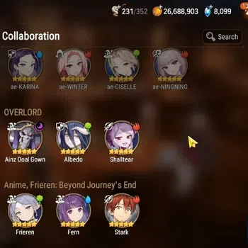 Epic Seven Accounts Collaboration Hero ASIA Verif|(GloryIndex 16K+77% Journal Hero+38 ML)+FULL COLLABS