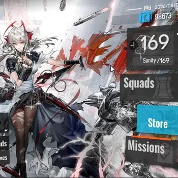 Arknights Accounts Mid-Tier Lvl 56|1,9k Orundum|160 OP + 15 Outfit|5 Limited Char|SATR,Wis'Adel,Virtuosa,Wang,NTRK|Terminal