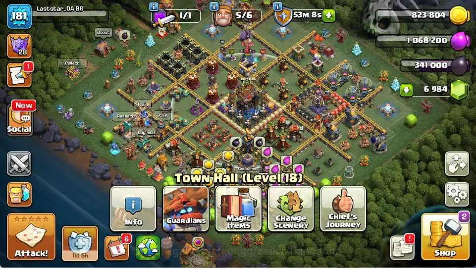 Clash of Clans Accounts Global | TH 18-BH 10 | LVL 181 | AQ 56 ,MP 40 ,GW image 2