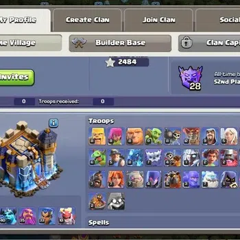 Clash of Clans High-End Global | TH 18-BH 10 | LVL 181 | AQ 56 ,MP 40 ,GW  image 1