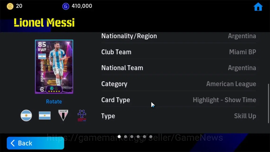 eFootball Accounts Android|Fabio Cannavaro,Lilian Thuram,L Messi,Phil image 9