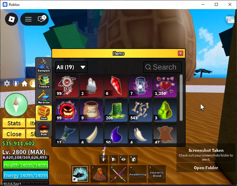 Roblox Accounts Blox Fruit|Lv 2800|Angel V4|2 Myth WP(Hollow Scyth image 5