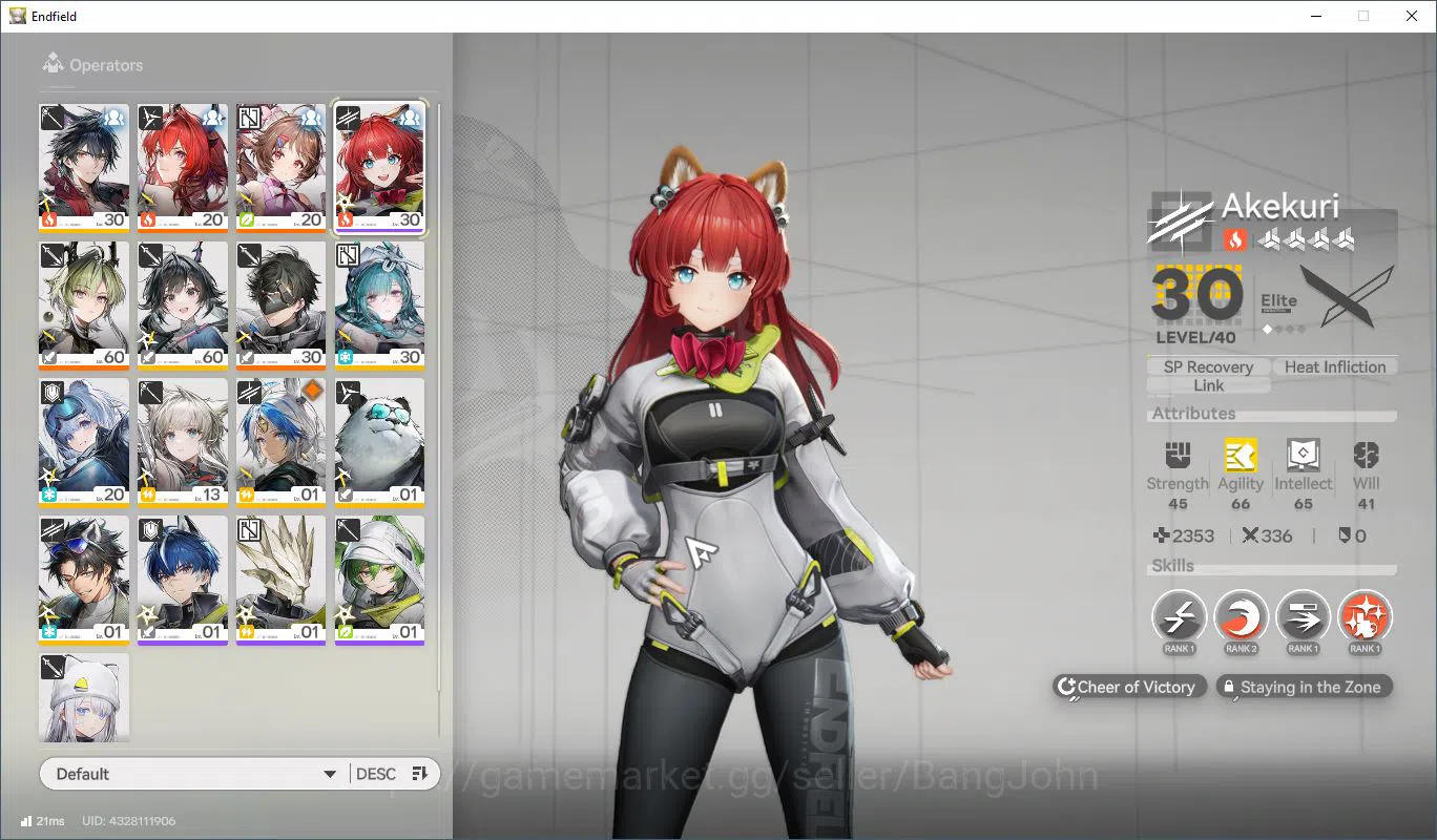 Arknights: Endfield Accounts Mid Game | ASIA | laevatain | ardelia | Lifeng | M image 1