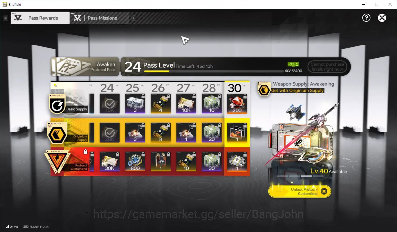 Arknights: Endfield Accounts Mid Game | ASIA | laevatain | ardelia | Lifeng | M image 12