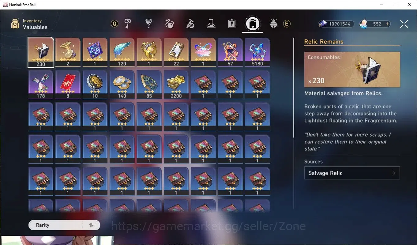 Honkai Star Rail Accounts End Game ASIA|Evanescia L70+Sig LC L70|Huohuo L70|Yao Guang L70|Eternity L70|10x 5*Char|7x 12