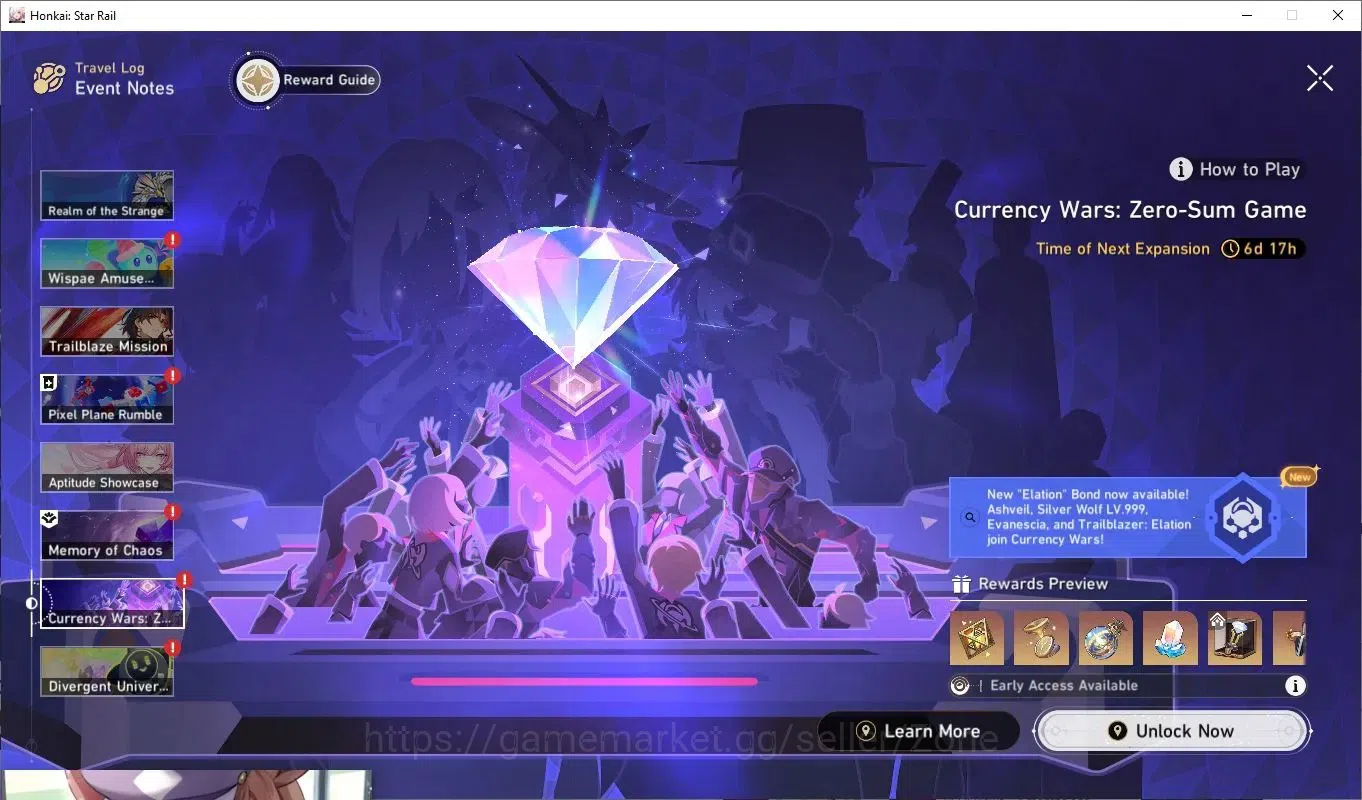 Honkai Star Rail Accounts End Game ASIA|Evanescia L70+Sig LC L70|Huohuo L70|Yao Guang L70|Eternity L70|10x 5*Char|7x 2