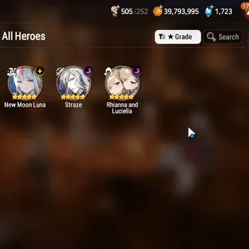 Epic Seven Accounts Starter Global Unverif|Fresh Starter|3ML(RnL,Straze,NMLuna)|Theater Untouch|PoH+Bless ON|Stigma 76K|483
