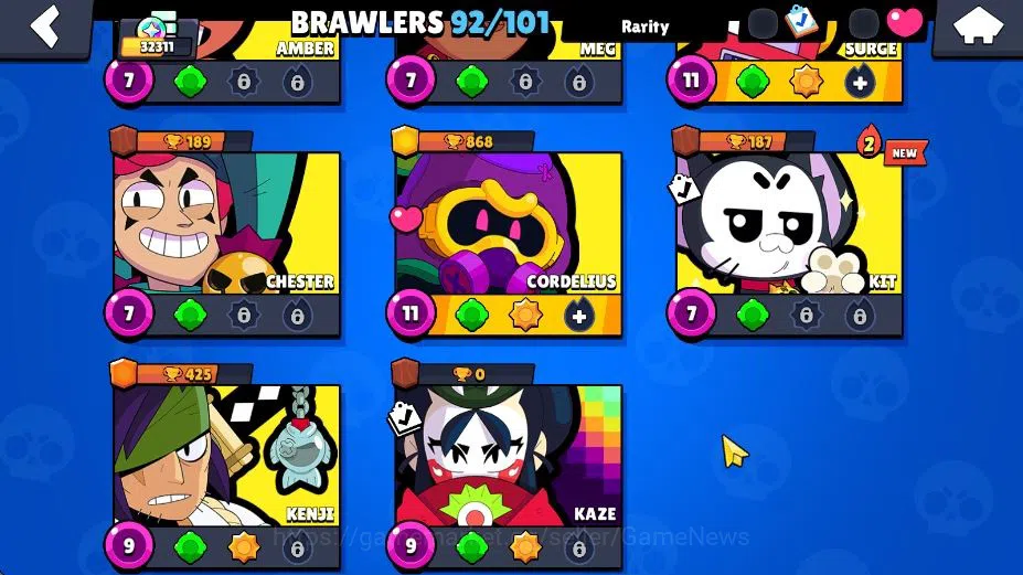 Brawl Stars Accounts Lv 139 32K Trophy|92 Brawler 15 Max Lv UL Kaze|4 H image 10