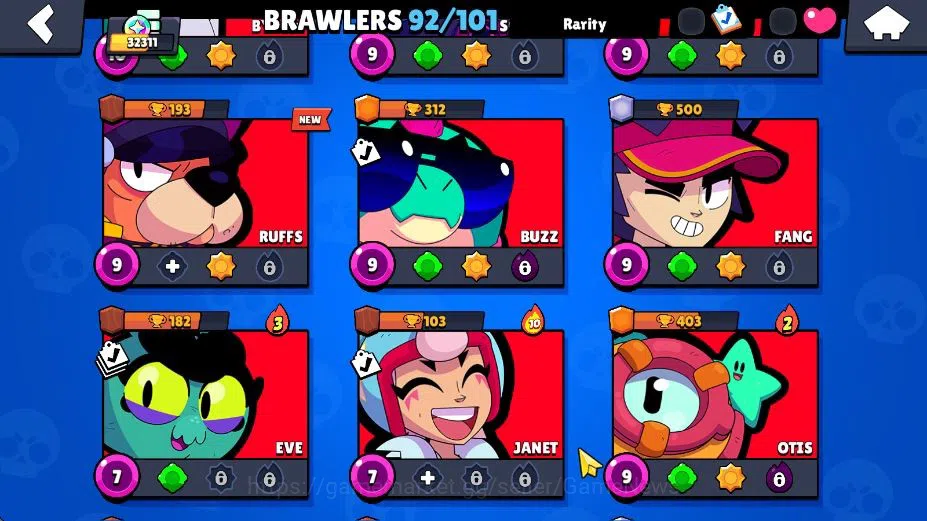 Brawl Stars Accounts Lv 139 32K Trophy|92 Brawler 15 Max Lv UL Kaze|4 H image 15