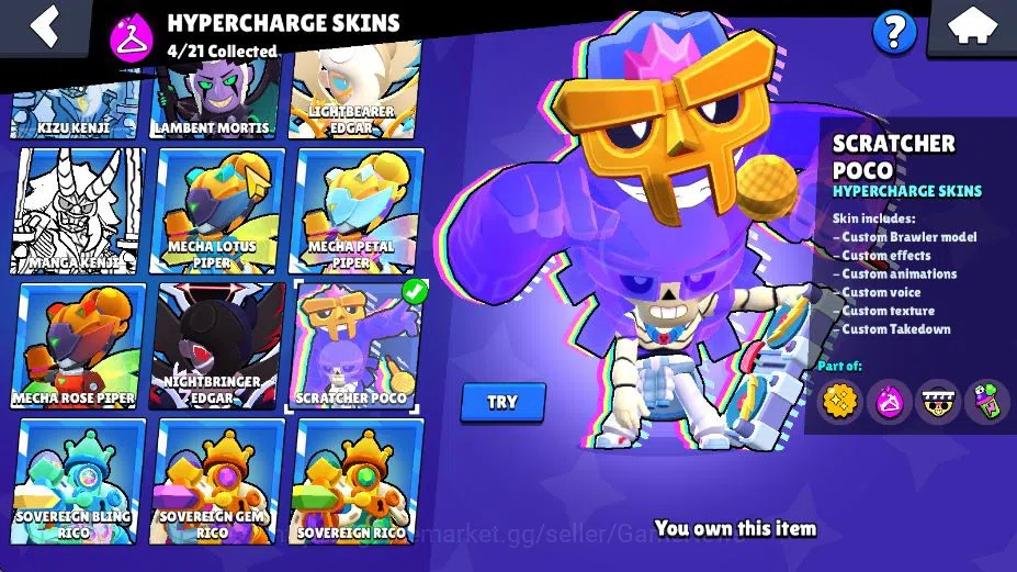 Brawl Stars Accounts Lv 139 32K Trophy|92 Brawler 15 Max Lv UL Kaze|4 H image 19