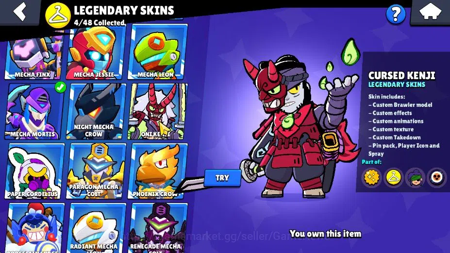 Brawl Stars Accounts Lv 139 32K Trophy|92 Brawler 15 Max Lv UL Kaze|4 H image 20