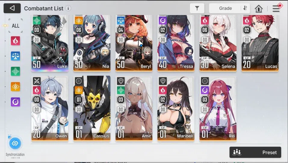 Chaos Zero Nightmare Accounts GLOBAL|Lv46|6 SSR[Heidemarie+Sign,Diana,Veronica,M image 5