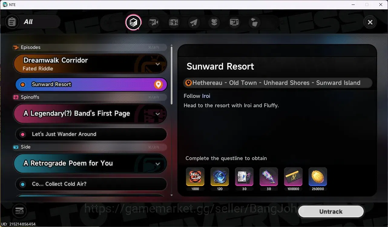 Neverness to Everness Accounts SEA | Hunter Lv 26 | 5 S-Class (Lacrimosa A1+Sign, image 15