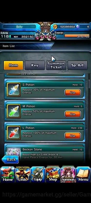 Grand Summoners Accounts Global|Rank 118|27 Ascend+9 TW|(Roy,Emiya,Chloe,Ub image 2