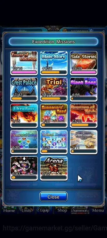 Grand Summoners Accounts Global|Rank 118|27 Ascend+9 TW|(Roy,Emiya,Chloe,Ub image 8