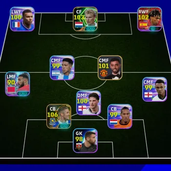eFootball Accounts Legends & Iconic Players Efootball Collective 3103 | Gary cahlil | Ready To Play Konami