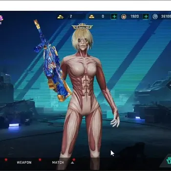 Blood Strike Accounts Collab Skin ASIA|2 ETERNAL MP7 Tidesong,DEagle Scorpio|Collab AOT Female Titan,M4A1,TokRev MCX,FN2K|9