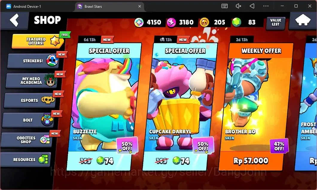 Brawl Stars Accounts Global|591 Thropy|14 Brawler|2 MaxHypercharge(Shel image 4