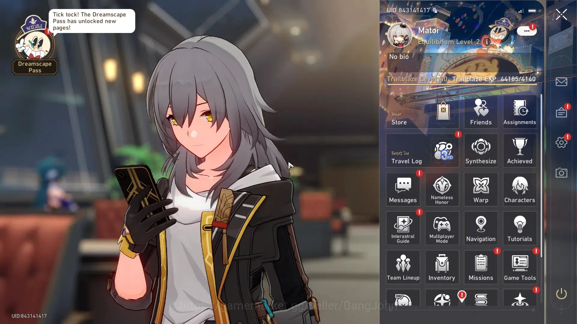Honkai Star Rail Accounts ASIA| TL40 | Limited 4 Evanesia E1 F2P Party, Huoh image 1