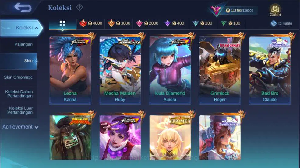 Mobile Legends: Bang Bang Accounts Hero 128 | Skin 326 | Legend Franco, Collector Yi  image 4