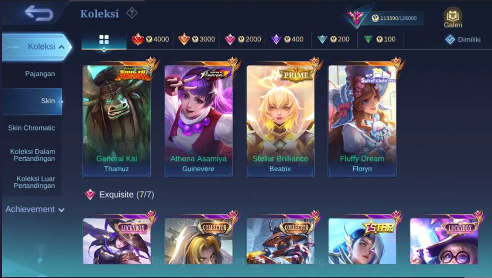 Mobile Legends: Bang Bang Accounts Hero 128 | Skin 326 | Legend Franco, Collector Yi  image 5